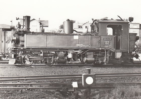 Eisenbahn Dampflokomotive Schmalspurbahn Radebeul Ost Radeburg