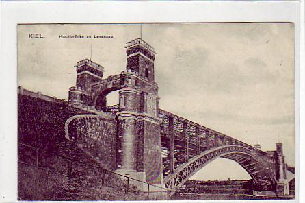 Kiel Hochbrücke zu Levensau 1925 Kiel Hochbrücke zu Levensau 1925