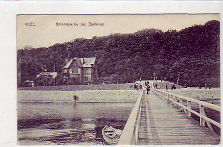 Kiel Strand bei Bellevue ca 1910 Kiel Strand bei Bellevue ca 1910