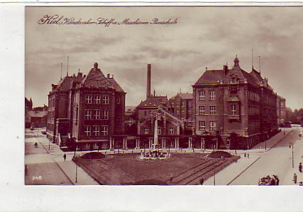 Kiel Maschinen-Bauschule Foto Karte ca 1925 Kiel Maschinen-Bauschule Foto Karte ca 1925