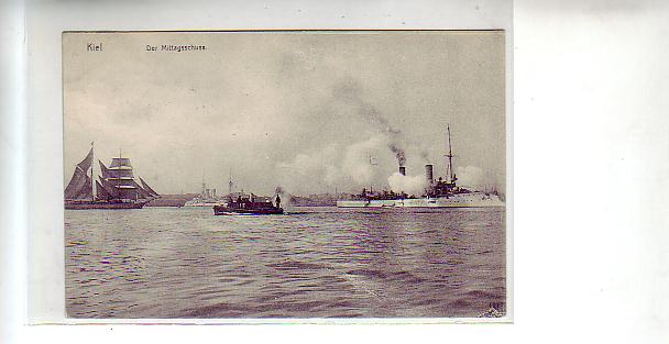 Kiel Marine Kriegsschiff 1907 Kiel Marine Kriegsschiff 1907