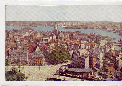 Kiel vom Rathausturm vor 1945 Kiel vom Rathausturm vor 1945