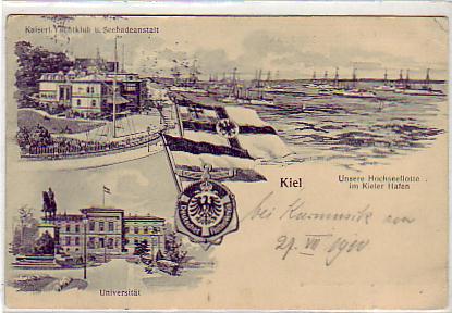 Kiel Marine,Kriegsschiffe,Kaiser Yachtclub 1910 Kiel Marine,Kriegsschiffe,Kaiser Yachtclub 1910