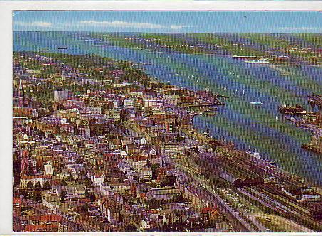 Kiel Luftbild Hafen,Schiffe,Bahnhof 1974 Kiel Luftbild Hafen,Schiffe,Bahnhof 1974