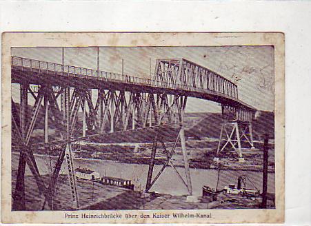 Kiel Kaiser Wilhelm Kanal 1916 Kiel Kaiser Wilhelm Kanal 1916