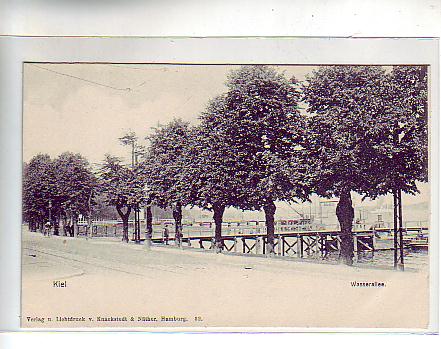Kiel Wasserallee ca 1900 Kiel Wasserallee ca 1900