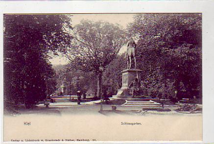 Kiel Schlossgarten ca 1900 Kiel Schlossgarten ca 1900