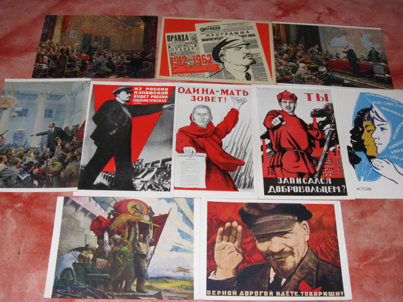 10 AK alte Bilder Berühmte Persönlichkeiten Politiker Wladimir Iljitsch Lenin Russland