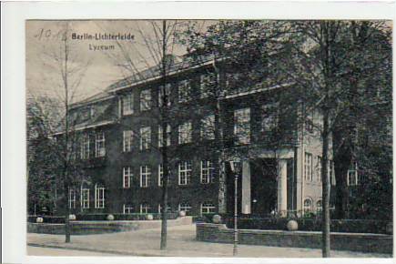 Berlin Lichterfelde Dürer-Lyceum ca 1925