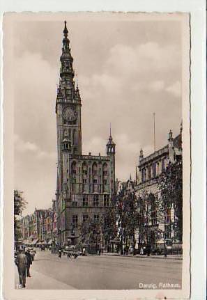 Danzig Westpreussen Rathaus ca 1930