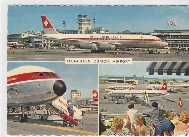 Flugzeuge Interflug Karikatur Barbara Henniger ca 1985