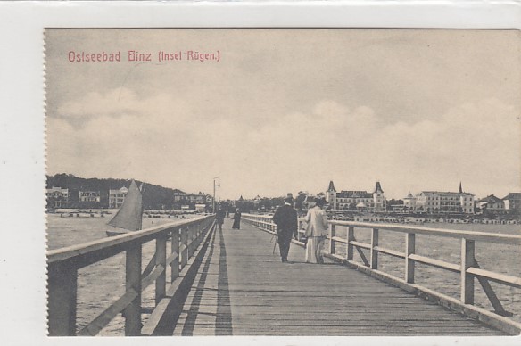 Binz auf R�gen Promenade 1925