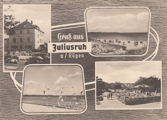 Binz auf R�gen Ostsee-Dampfer 1938