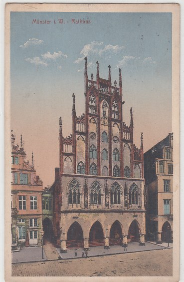 M�nster in Westfalen Kirche ca 1910