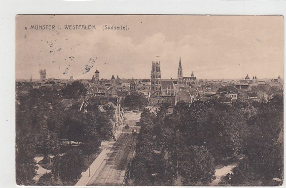 M�nster in Westfalen Principalmarkt ca 1910