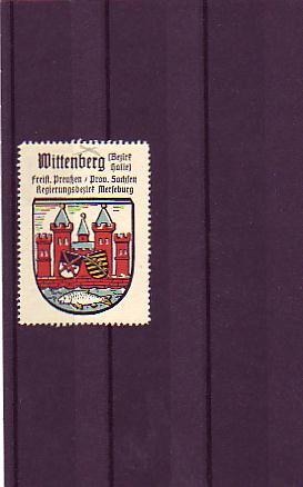 Lutherstadt Wittenberg Siegelmarke vor 1945