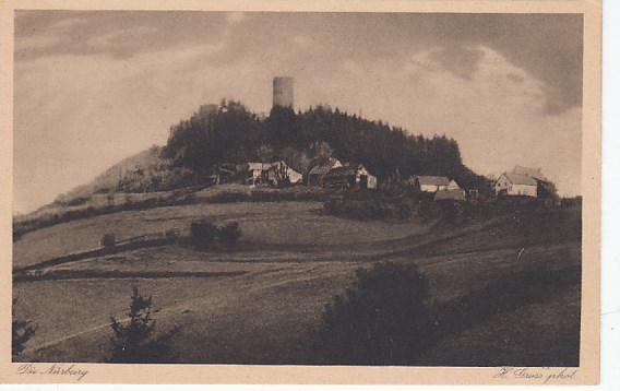N�rburg-Ring Auto-Rennen,Rennstrecke Luftbild ca 1935