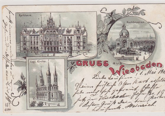 Wiesbaden Sektkeller Henkell ca 1915