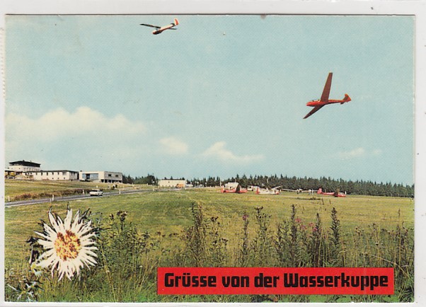 Segelflug Flugzeug Wasserkuppe Rh�n