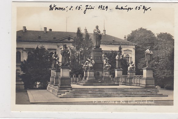 3x Reklamemarke-n Werbemarke Vignette Worms Herzfeld vor 1945