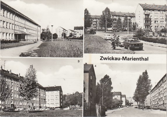 Zwickau Bahnhof Auto-Bus 1969