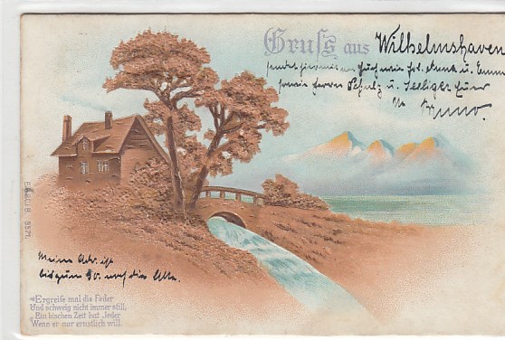 Segelschiffe K�nstlerkarte 1925