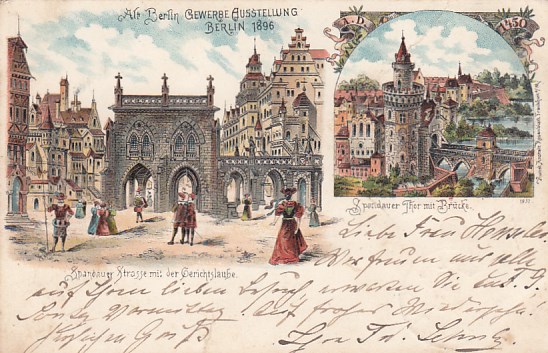 Berlin Ausstellung 1896 Spandau