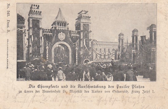 Berlin Mitte Pariser Platz Adel Monarchie Kaiser von Österreich Franz Josef 1900