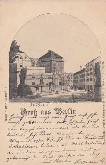 Berlin Spandau Brücke 1820 AK von 1905