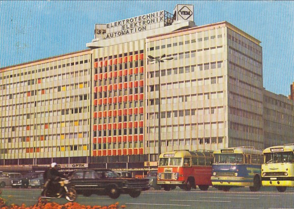 Berlin Mitte Haus der Elektroindustrie am Alexanderplatz 1971