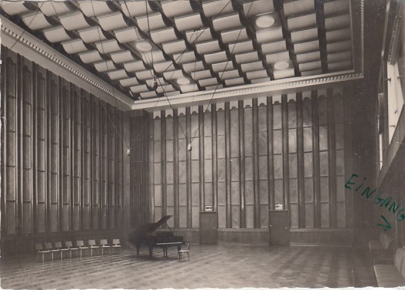 Berlin Treptow DDR Rundfunk Studiogebäude Saal 2 von 1956