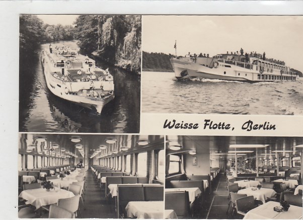 Berlin Treptow Dampfer Motorschiff Weiße Flotte 1970