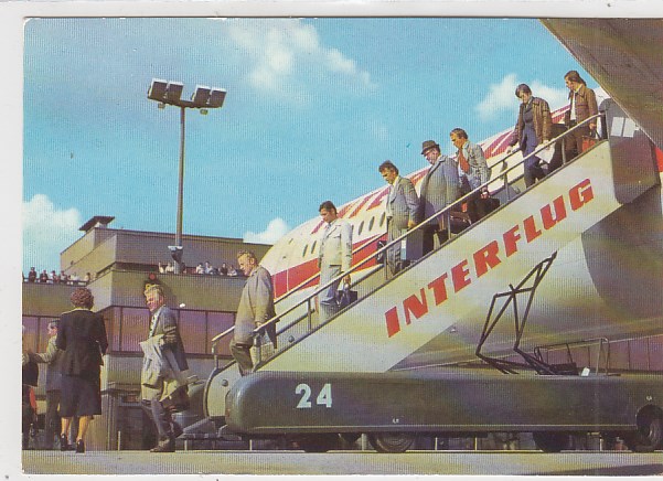 Berlin Schönefeld Flughafen Interflug Flugzeug 1980