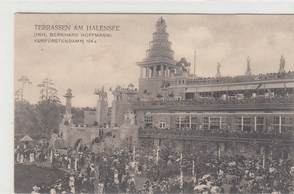 Berlin Wilmersdorf Terassen am Halensee Kurfürstendamm 1909