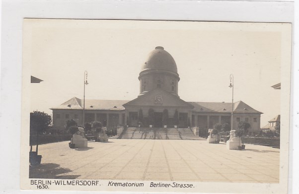 Berlin Wilmersdorf Krematorium Berliner Strasse ca 1930