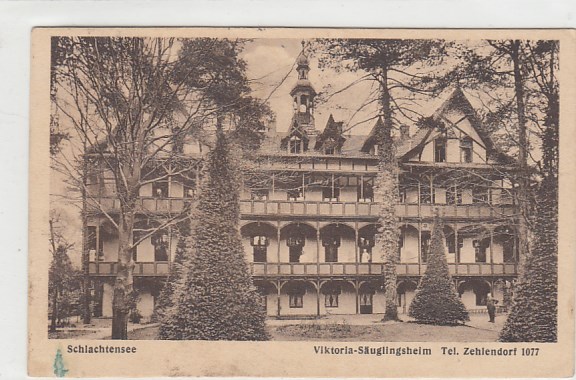 Berlin Zehlendorf Schlachtensee Viktoria-Säuglingsheim 1926