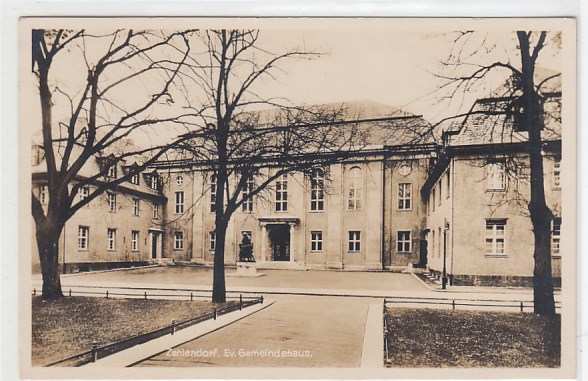 Berlin Zehlendorf Gemeindehaus 1935