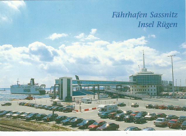 Fährschiffe Fähre Hansa Großbild AK Sassnitz