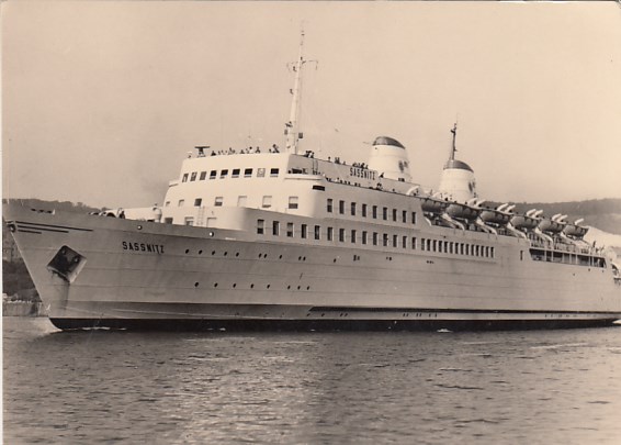 Fährschiffe Fähre Sassnitz 1960