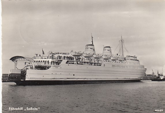Fährschiffe Fähre Sassnitz 1960