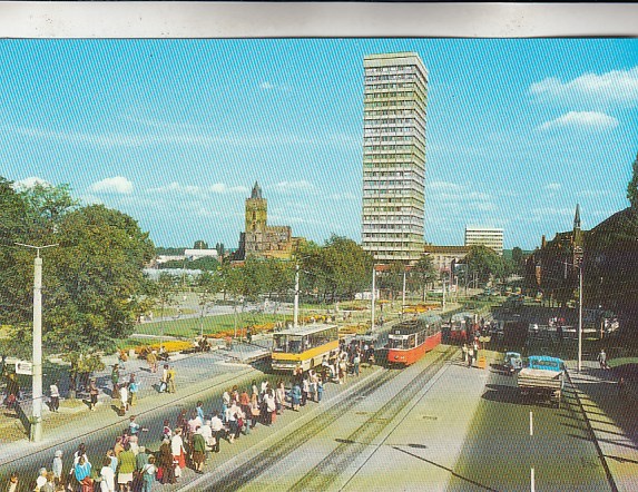 Frankfurt an der Oder Wilhelm-Pieck-Straße ca 1985