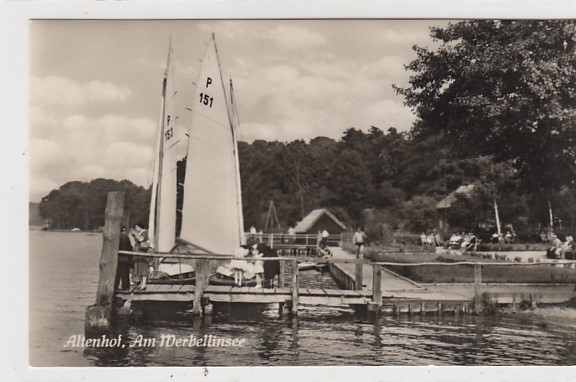 Altenhof am Werbellinsee Segelboote 1960