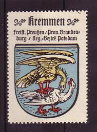 Kremmen Stadtwappen vor 1945