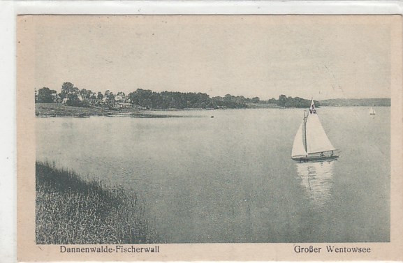 Fischerwall-Dannenwalde Großer Wentowsee 1926