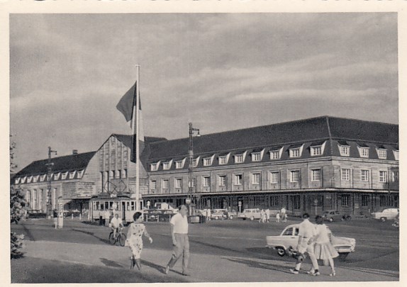 Bahnhof Karlsruhe 1966