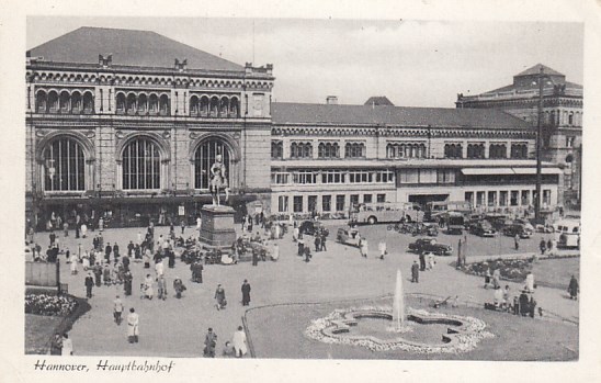 Bahnhof Hannover 1954