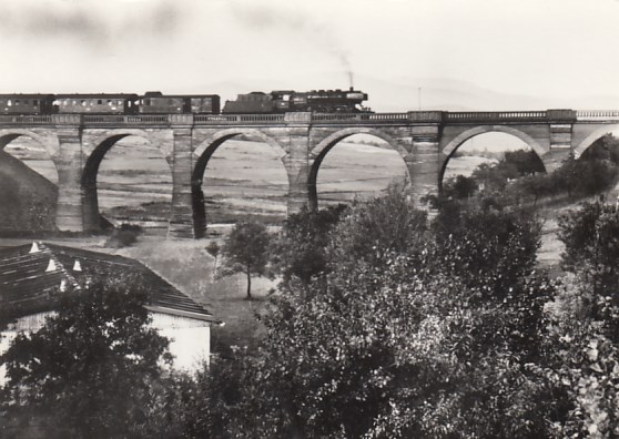 Eisenbahn Flammersbacher Brücke Strecke Haiger-Bretscheid Bahnpoststempel 1984