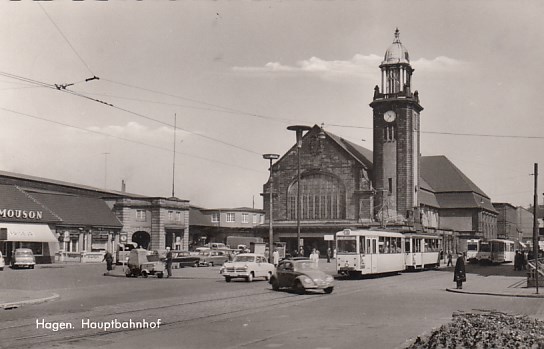 Bahnhof Hagen in Westfalen 1958