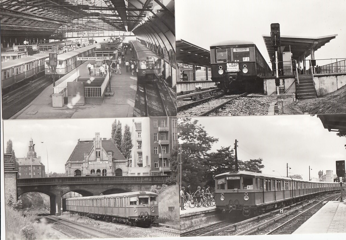 S-Bahn Bahnhof 13x Berlin Prenzlauer Berg Marzahn Schönhauser Allee