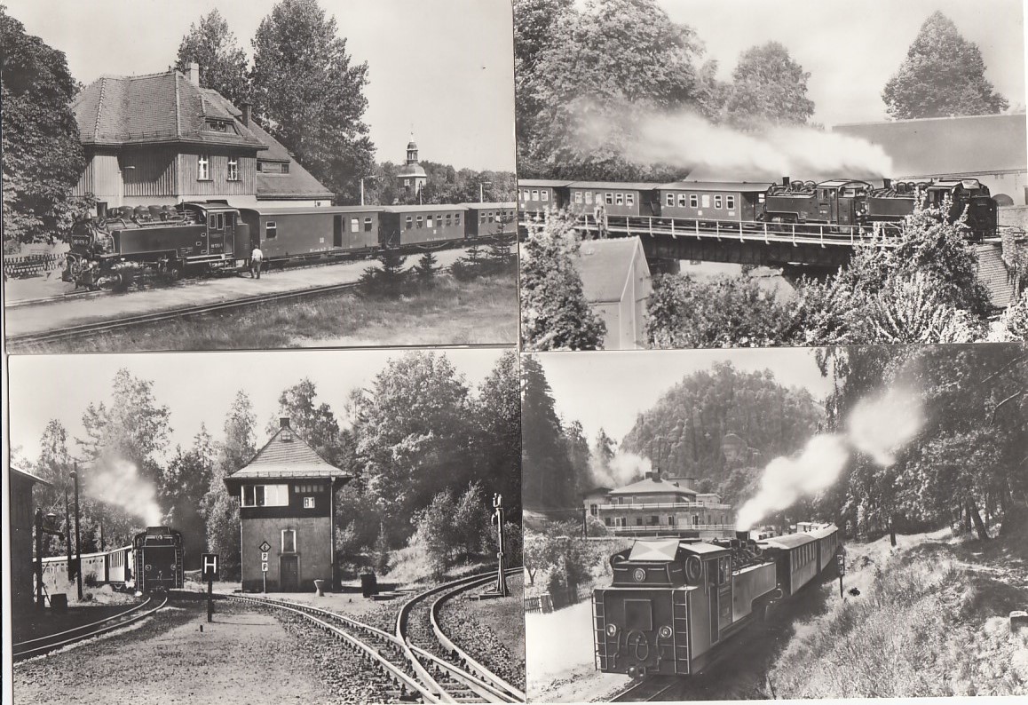 Bahnhof 10x Kleinbahn Zittau Oybin Jonsorf Bertsdorf Olbersdorf Schmalspurbahn